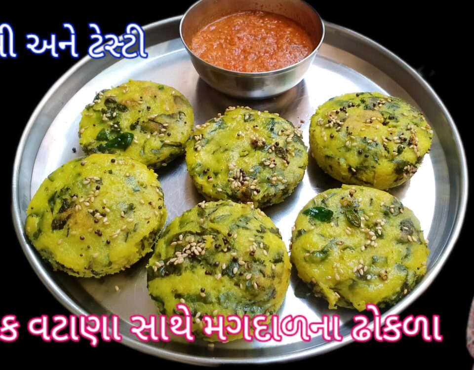 Healthy And Tasty Moongdal Palak Dhokla banavani rit